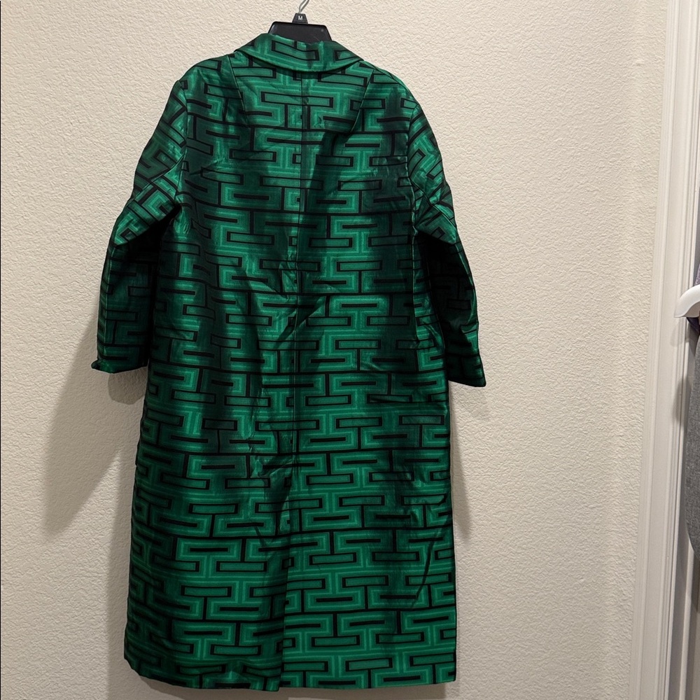 NWT Tara Jarmon Martinvert graphic-print coat - Picture 9 of 11